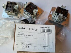 Vypínače GIRA E22 nerez nové nepoužité - 3