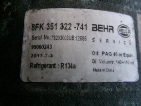 klimakompresor 8FK351322 - 741 škoda volkswagen - 3