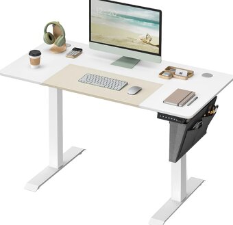 Nový elektrický výškově nastavitelný PC stůl s pamětí výšky - 3