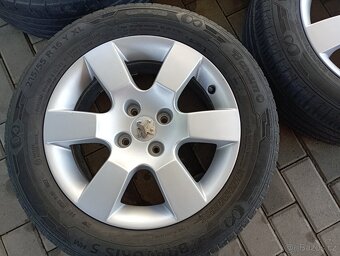 Alu kola 4x108R16 orig.Peugeot 5008 + letní pneumatiky - 3