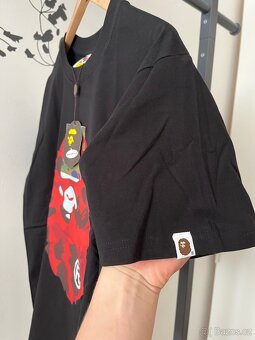 BAPE Color Camo Big Ape Head Tee Black/Red -M- - 3