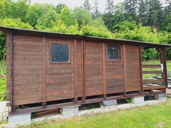 Dřevěná chatka 6x3m - 3