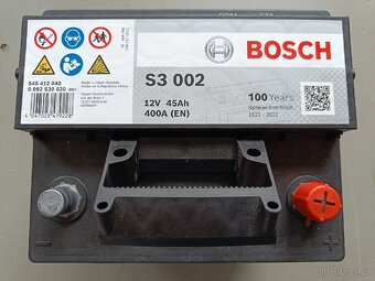 Autobaterie BOSCH 45Ah, 12V - 3