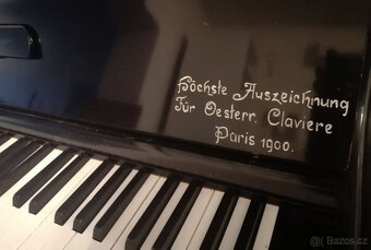Pianino/klavír Koch a Korselt z roku 1900 - 3