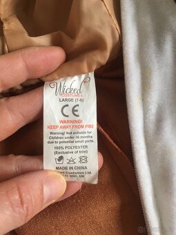 Kostým lišky, velikost 122 (7-8 let) - 3