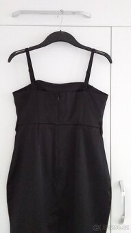 Saténové korzetové šaty s ramínky vel. S /36 - 3