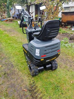 Minibagr, pásový mini bagr, bagr s příslušenstvím - 3