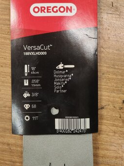 Vodící lišta Oregon Versacut 45cm, 3/8, 1,5mm, 68čl - 3