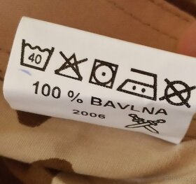 Vojenská maskáčová košile - vel. 37 - nová - 100% bavlna - 3