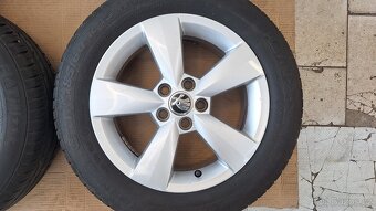Alu kola Škoda 15" 5x100 letní pneu 185/60 R15 6-7mm Fabia - 3