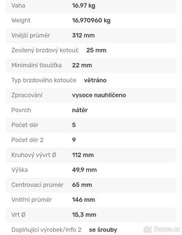 Brzdové kotouče ATE 24.0125-0158.1 Přední - 3