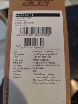 Acer Aspire go 14 pure silver - 3