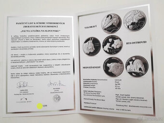 Pamätný list Fauna a flóra 3,33 euro - 3