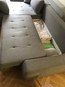 L velká rozkládací sedačka - 3