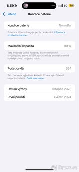 📱 iPhone 15 Pro Max 512 GB – jako nový, záruka, 90 % baterie - 3