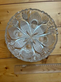 křišťálová mísa 20 cm - 3