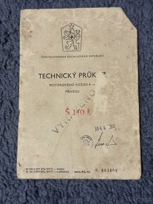2 x Technický průkaz Škoda 110 L, VAZ 21073 kombi - 3