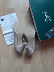 Společenské kožené boty / lodičky vel.39 DAPI - 3