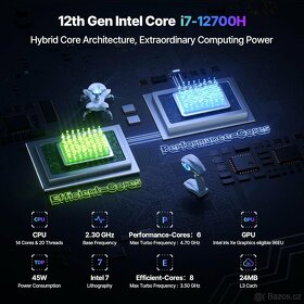 Nový Tank03 Gaming PC Desktop, Intel i7 - 3