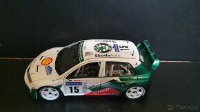 Škoda Fabia wrc 1:18 rally Top stav tovární tym Gardemeister - 3