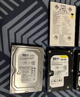 PATA hard disky, HDD 3,5", odzkoušené, cena od 89,- kus - 3