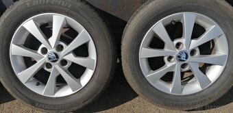 Alu Škoda Citigo 4x100 R14 Apus - ORIGINAL s pneu - 3