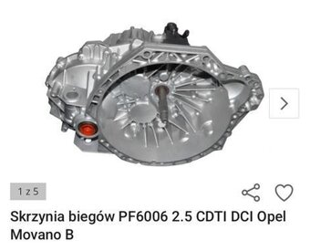 repasovaná převodovka Opel / Renault PF6006 2,5 CDTI - 3