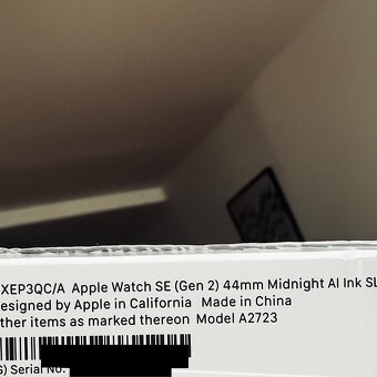 Apple Watch SE (Gen 2) 44mm Midnight AI Ink SL GPS - 3