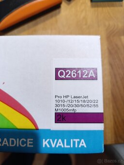 Prodám kazetu repase Q2612A pro HP LaserJet - 3