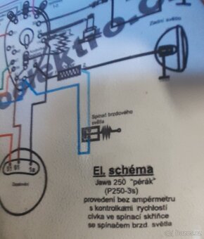 Jawa pérák FJ - elektroinstalace - 3