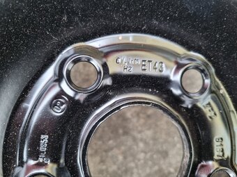 Disky plechové 15" 5X112 J6,0 ET43 Škoda,Vokswagen Seat - 3