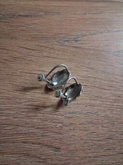 Stříbrné náušnice - Perličky - 3