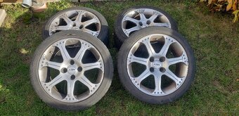 Alu kola RIAL Germany 7,5J x 17H2 s letni pneu - Peugeot 307 - 3