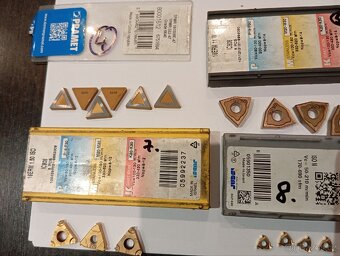CNC obrábění, břity výměnné nové, obráběcí destičky - 3
