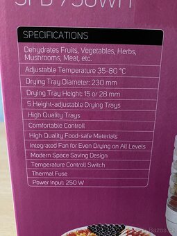 Nová sušička potravin Sencor v originálním balení - 3