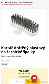Řeznicky kartáč na stůl špalek - 3