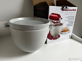 KitchenAid keramická mísa s víkem na pečení chleba NOVÉ - 3