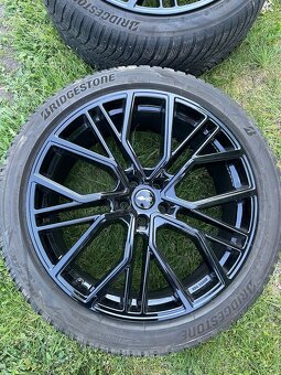 Prodám alu Brock 5x112 r22 zimní pneu 285/40/22 - 3