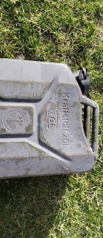 Starý německý kanystr Kraftstoff Feuergefährlich BAT - 3