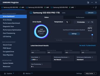 4x SSD SAMSUNG 850 PRO 1 TB SATA - otestované - 3
