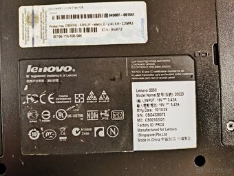 Lenovo IDEAPAD G550 6gb ram, SSD 120gb disk win 10 - 3