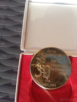Medaile k 30 výročí firmy VOP 030 Mostkovice - 3