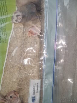 Konopná přírodní podložka pro hlodavce Chipsi L nová - 3