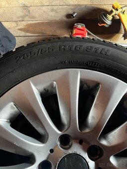 Alukola 5x120 BMW 16” (obuté ) zimní 205/55/16 - 3