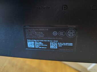 24" IPS LED monitor Dell Professional P2419H FULL HD - 3