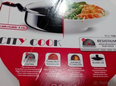 Pánev hluboká s poklicí TEFAL - průměr 24 cm - 3