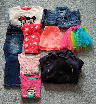 oblečení na holčičku - velikost 98/104 - 11 kusů - 3