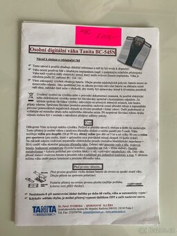 Osobní chytrá digitální váha Tanita - 3