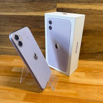 IPhone 11 128GB, fialový, 100% baterie (rok záruka) - 3