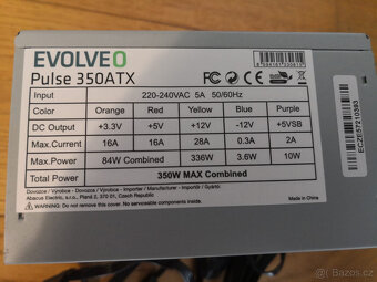 ATX zdroj EVOLVEO Pulse 350W - 3